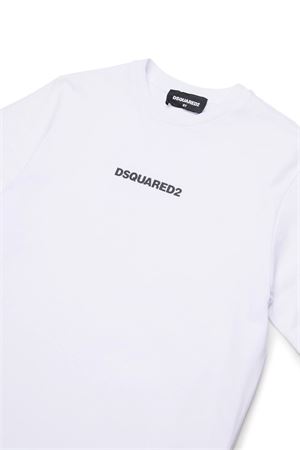 T-shirt with rubber effect logo DSQUARED KIDS | DQ2823D004GDQ100